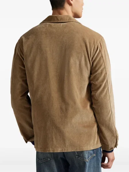 Ριγέ polo Polo Ralph Lauren με κουκούλα με αυτόγραφο λευκό