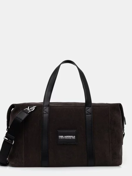 Замшевая сумка Karl Lagerfeld