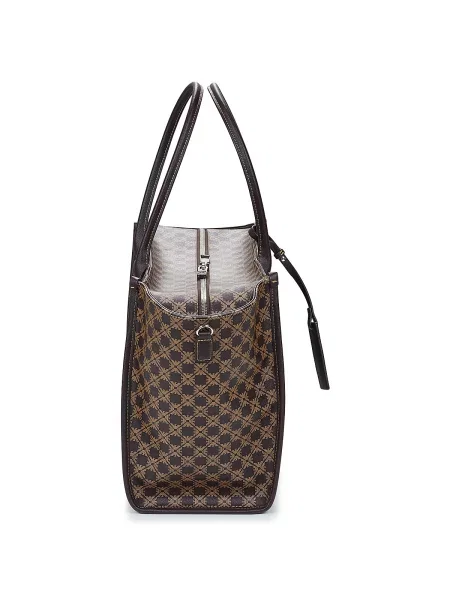 Taška Emporio Armani hnedá