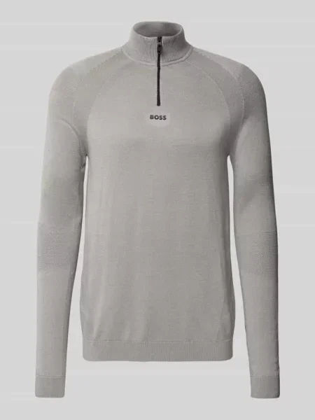 Sweter Boss Green bezszwowy