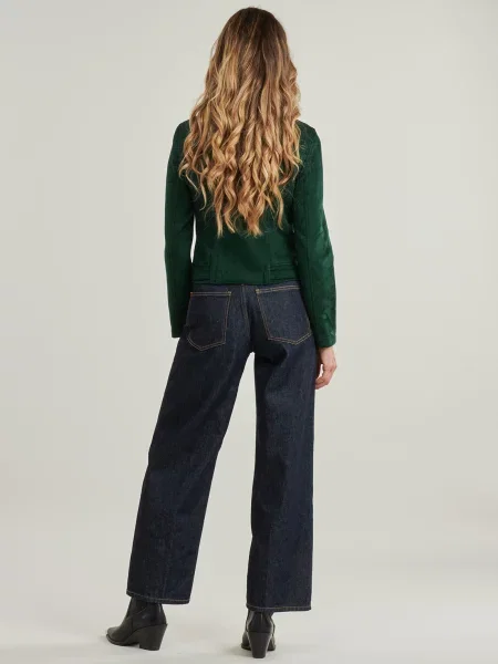 Vero Moda Jakna od imitacije kože Jose zelena