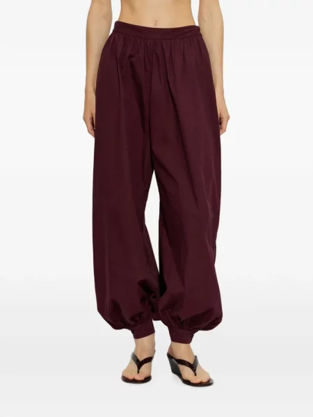 Pantaloni Rotate Birger Christensen roșu