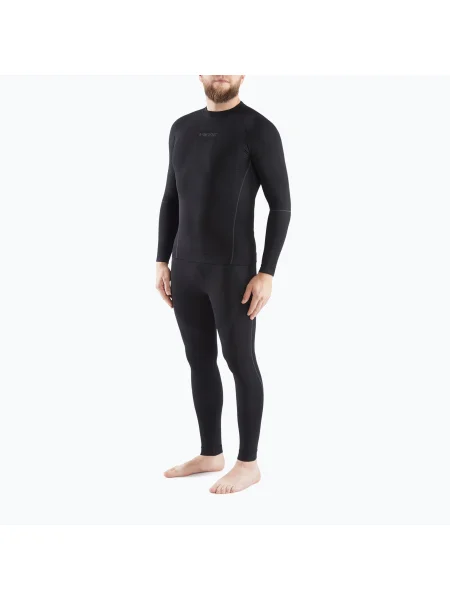 Set lenjerie termică pentru bărbați Viking Eiger negru