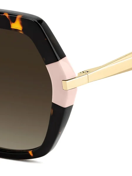 Ochelari de soare Carolina Herrera cu imprimeu geometric negru