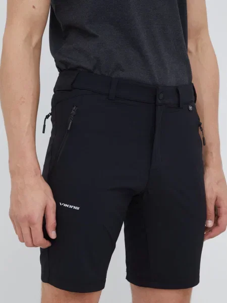 Pohodne kratke hlače Viking Expander črna