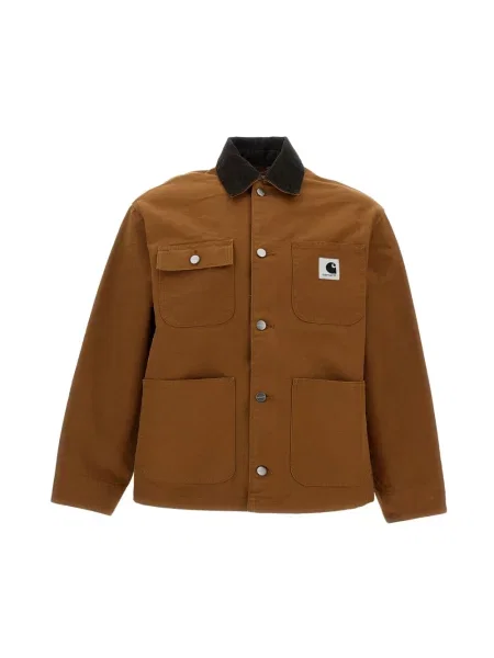 Kurtka Carhartt Wip płócienna brązowa