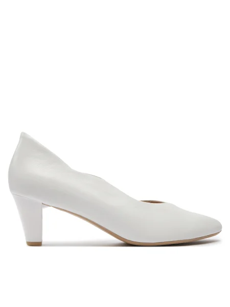 Pantofi pumps Caprice alb
