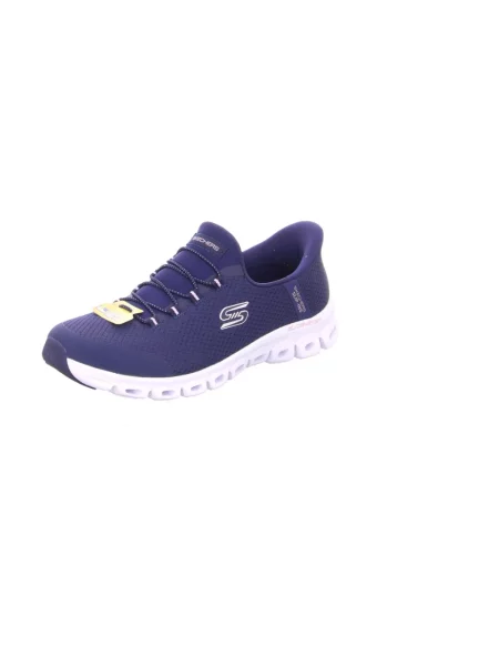 Sneakersy Skechers niebieskie
