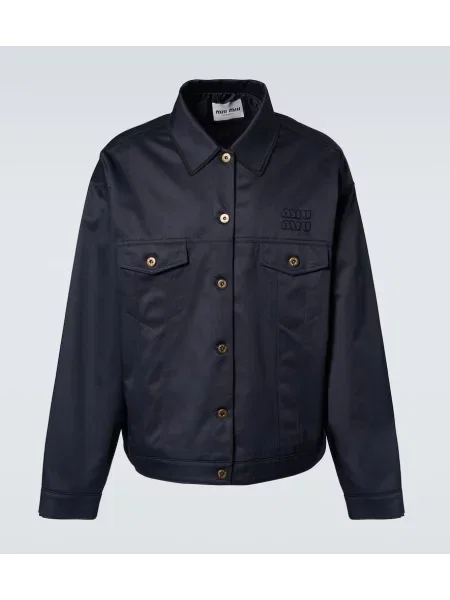 Chinos Miu Miu modré