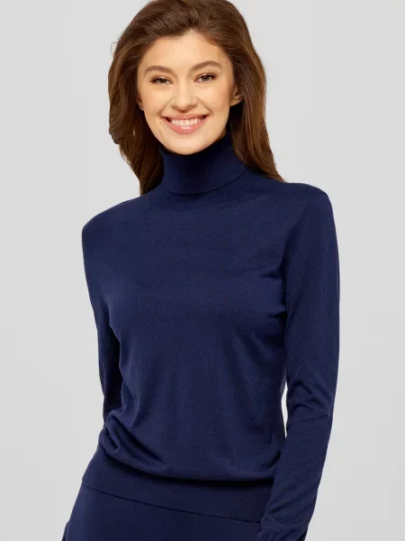 Шовкова водолазка Marc&andre синя