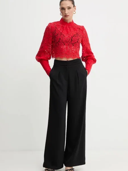 Блузка Bardot LACE GEORGIA однотонна бежевий