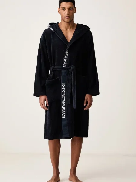 Emporio Armani Underwear župan s kapucí pánský