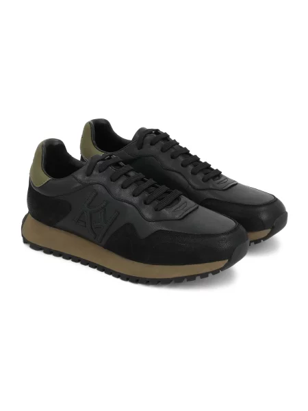 Sneakersy Kazar zamszowe czarne