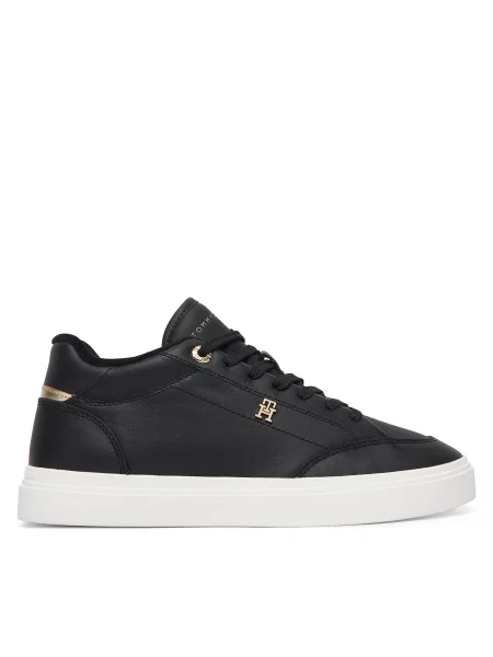 Laisvalaikio batai Tommy Hilfiger Th Chic Cupsole Mc juoda