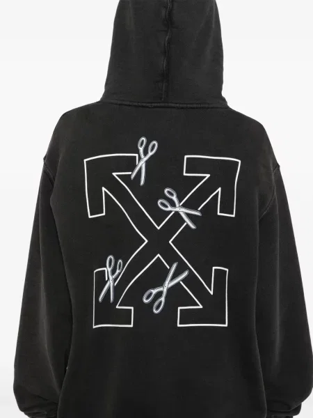 Hanorac cu glugă Off-white alb