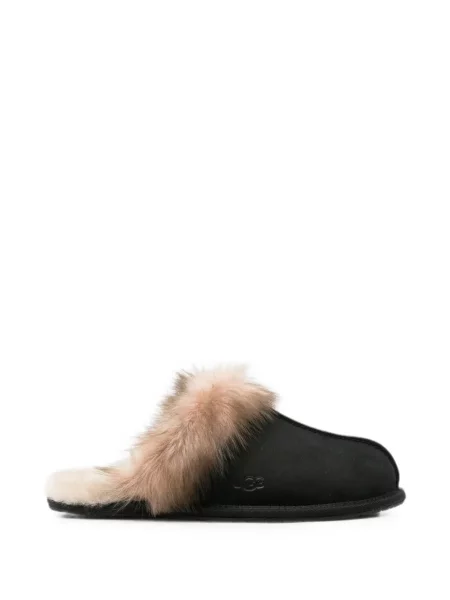 Chiloți Ugg slip-on din piele de oaie negru