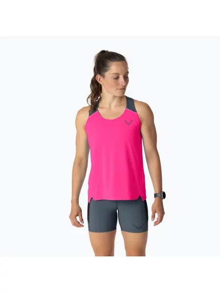 Tricou de alergare pentru femei DYNAFIT Sky Tank pink glo roz