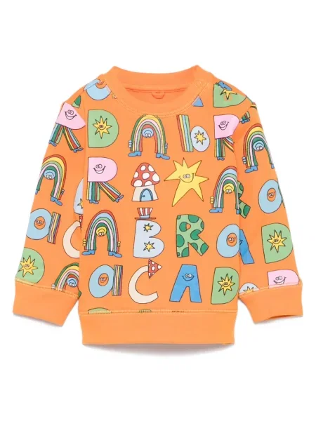 Bluza dziecięca Stella Mccartney pomarańczowa