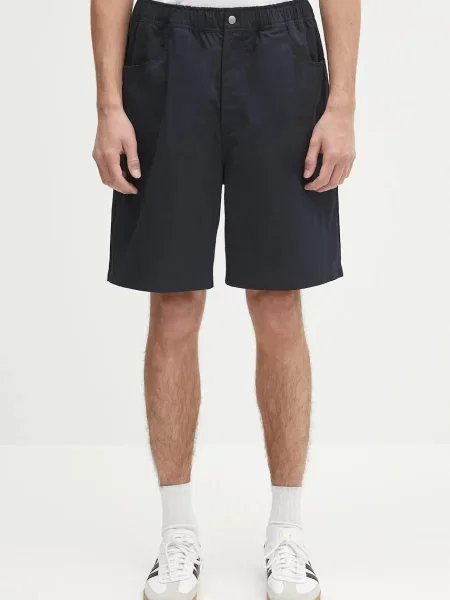 Norse Projects pantaloni scurți Ragnar Fine Broken Twill Shorts bleumarin
