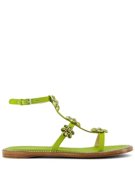 Sandale Giambattista Valli fără toc verde