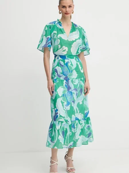 Блузка Morgan візерунок ONEL.F зелений