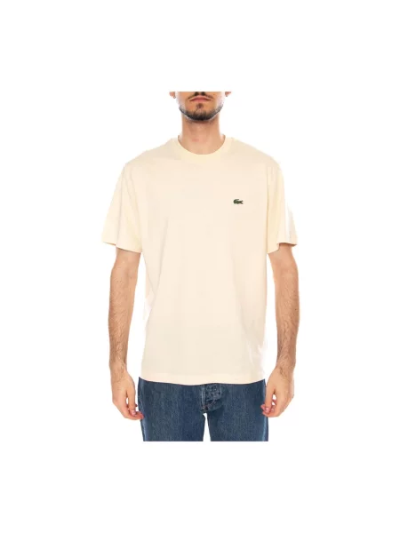 Lacoste T-shirt basic beżowa