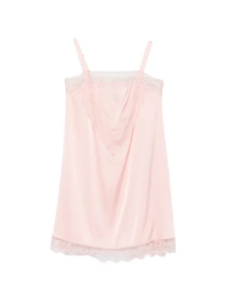 Rochie mini Simone Rocha din dantelă roz