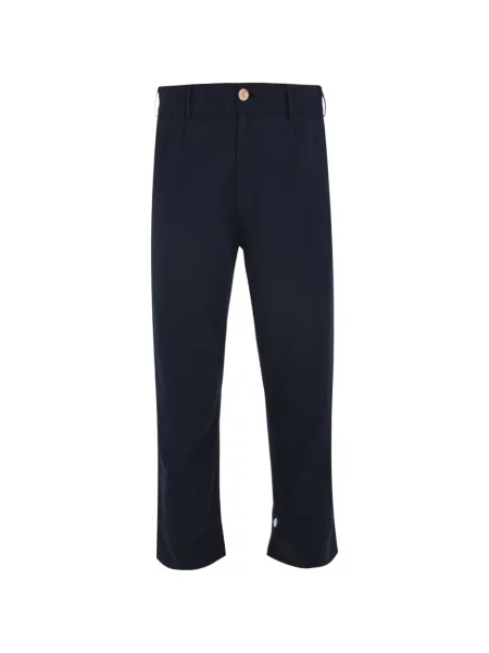 Pantaloni Marané plisate albastru