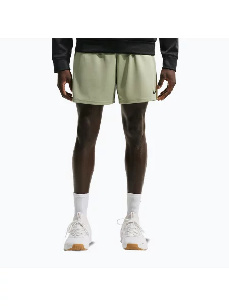 Pantaloni scurți de antrenament pentru bărbați Nike Flex dusty olive/black negru
