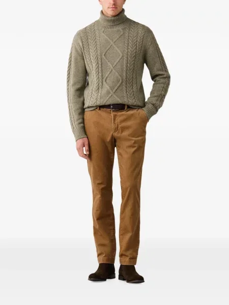 Pulover Hackett London cu model argyle verde