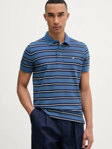United Colors of Benetton polo niebieska