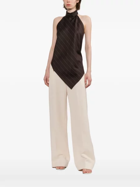 Top Helmut Lang asimetric maro