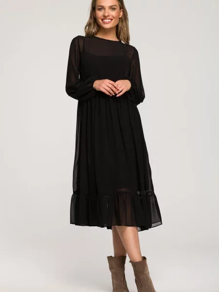 Rochie midi Stylove negru