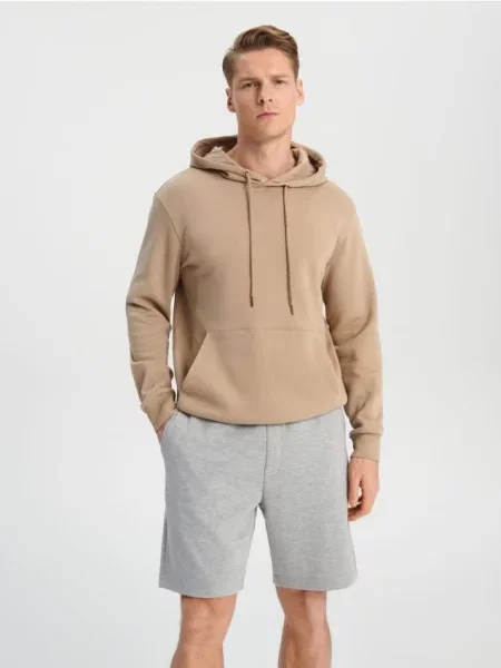 Sinsay Teplákové kraťasy šedá