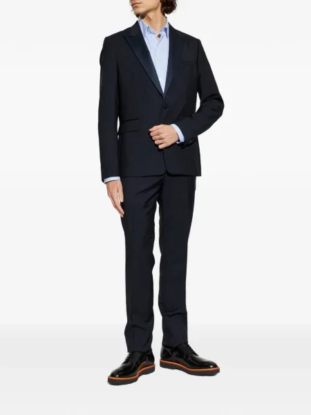 Costum Paul Smith cu guler-șal de costum albastru