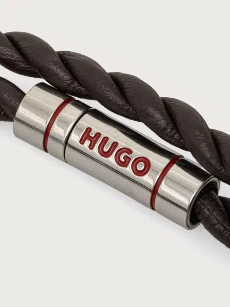 HUGO браслет шкіряний