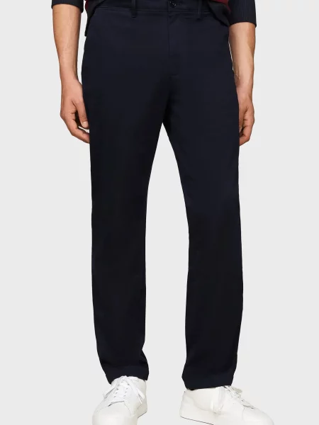 Атласные чиносы Tommy Hilfiger синие