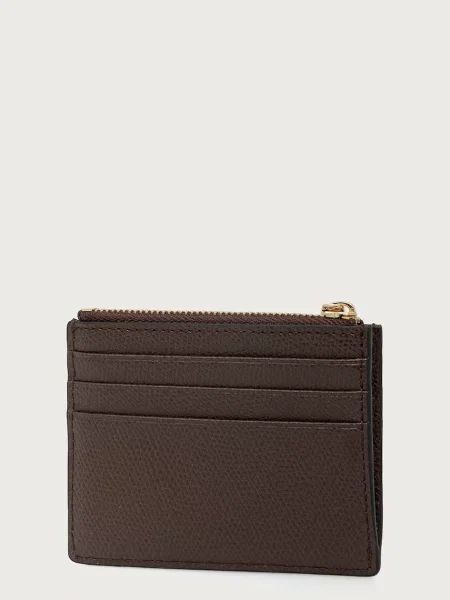 Furla denarnica usnjena Camelia S rjava