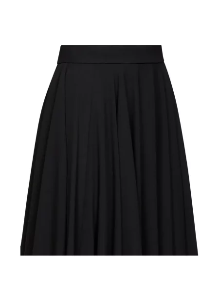 Fustă midi Blanca Vita asimetrică negru