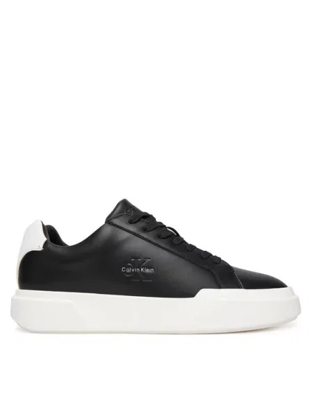 Superge Calvin Klein Chunky Cupsole Laceup Lth črna