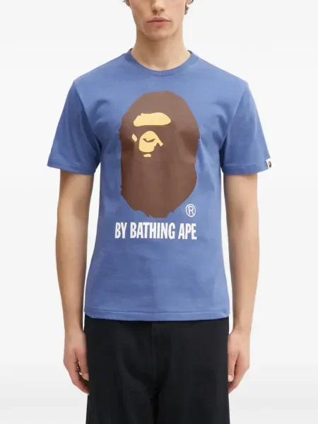 Tricou A Bathing Ape® cu imagine albastru