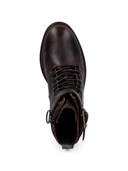 Презрамки боти Barbour с връзки с дантела кафяво