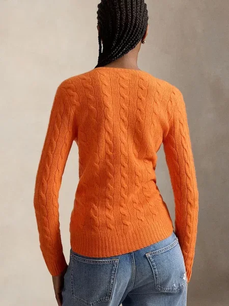 Polo Ralph Lauren pulover volnen oranžna