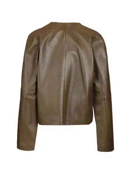 Geanta de piele Max Mara verde