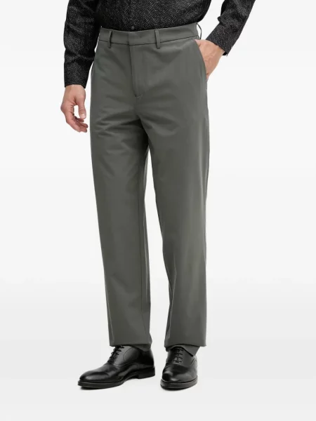 Pantaloni Armani Exchange cu autograf gri