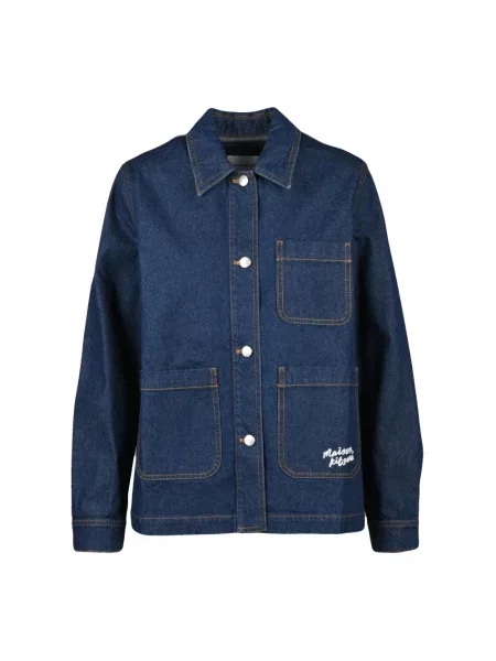Kurtka Maison Kitsune niebieska