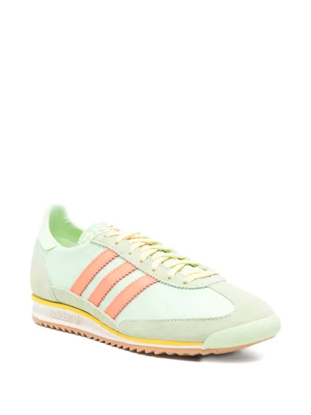 Sneakerși Adidas cu dungi verde