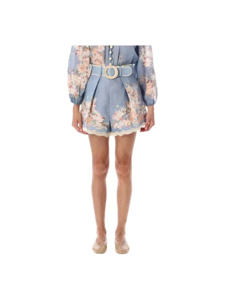 Wielobarwność bermudy Zimmermann niebieskie