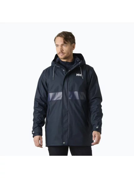 Geacă de navigație pentru bărbați Helly Hansen Moss Insulated Coat navy marină