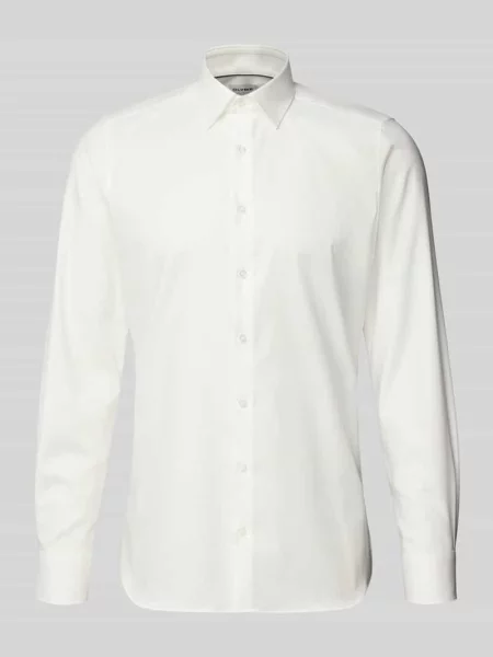 Koszula biznesowa o kroju slim fit i jakości premium Olymp Level Five biała